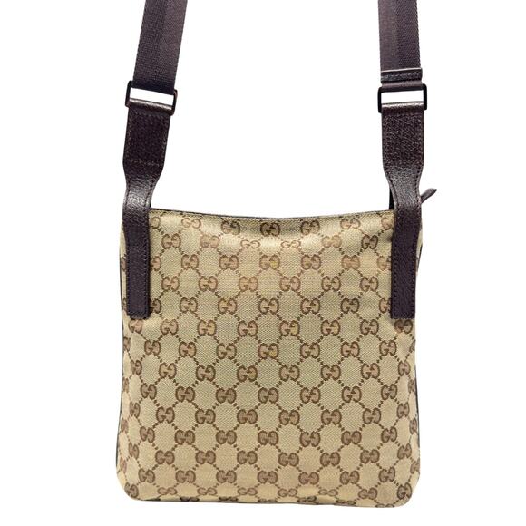 Gucci Bag GG Logo Supreme Guccissima Monogram Leather Crossbody Shoulder Tote - Picture 4 of 12